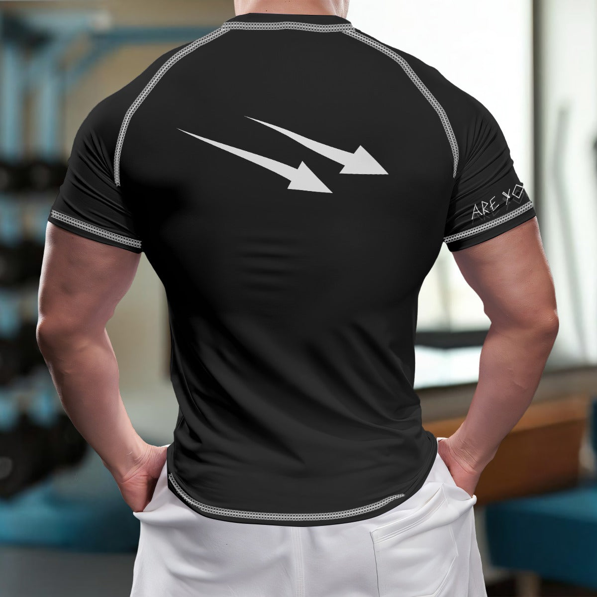 All-Over Print Unisex Yoga Sports Short Sleeve T-Shirt