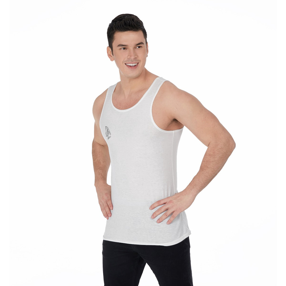DD WHITE TANK TOP -AREC