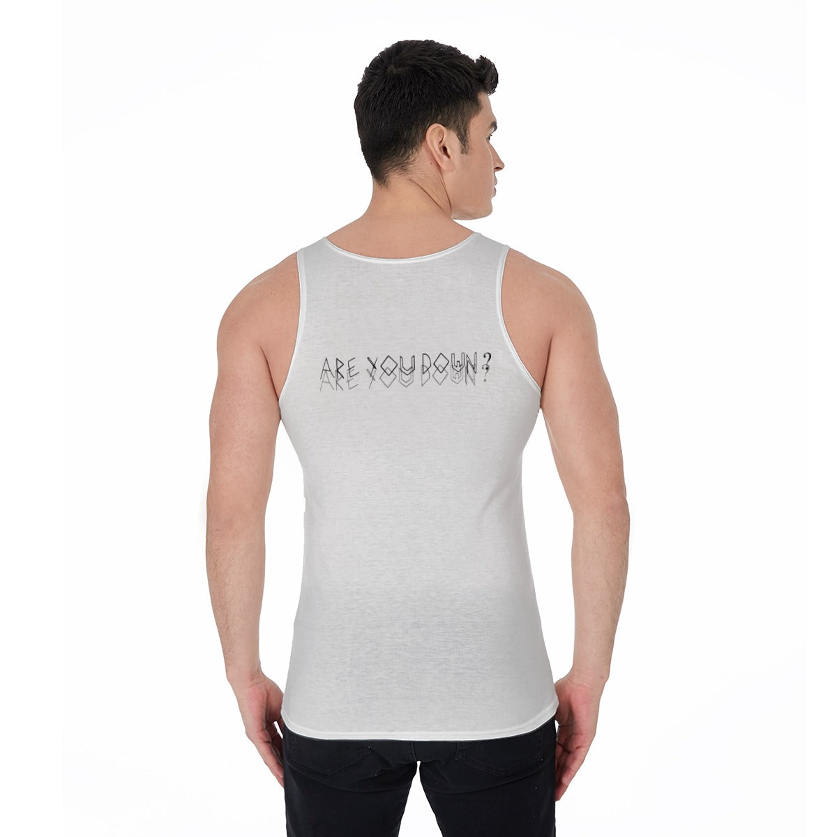 DD WHITE TANK TOP -AREC